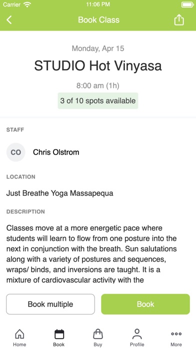 Just Breathe Yoga Screenshot