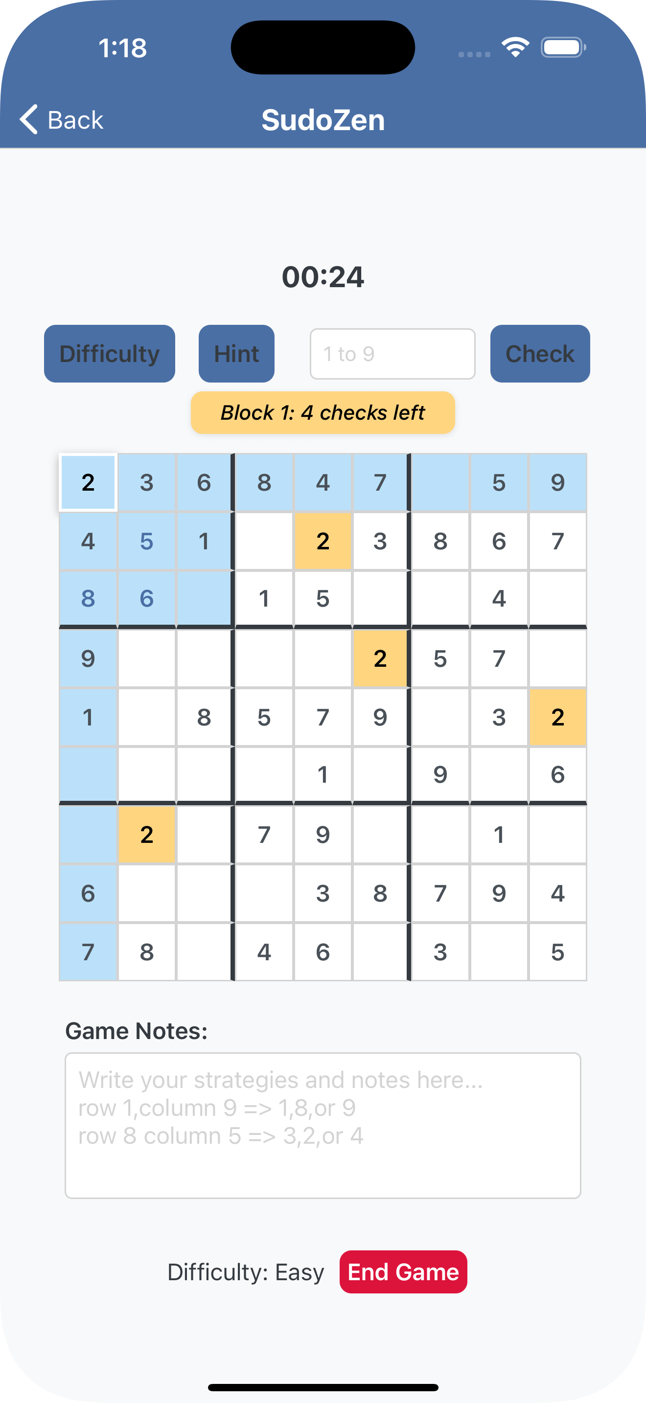 SudoZen screenshot 4