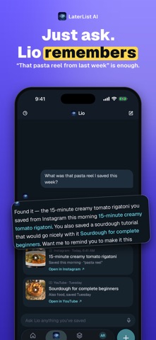 LaterList AI: Save for Later Screenshot 2 of 8