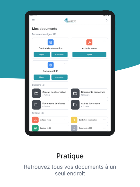 Screenshot #5 pour AEDIFIM - Espace client