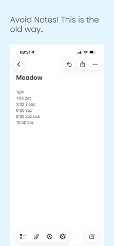 BottlesUp - Baby Feed Tracker screenshot