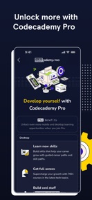 Codecademy Go screenshot