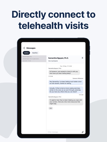 Caminar Portal iPad screenshot