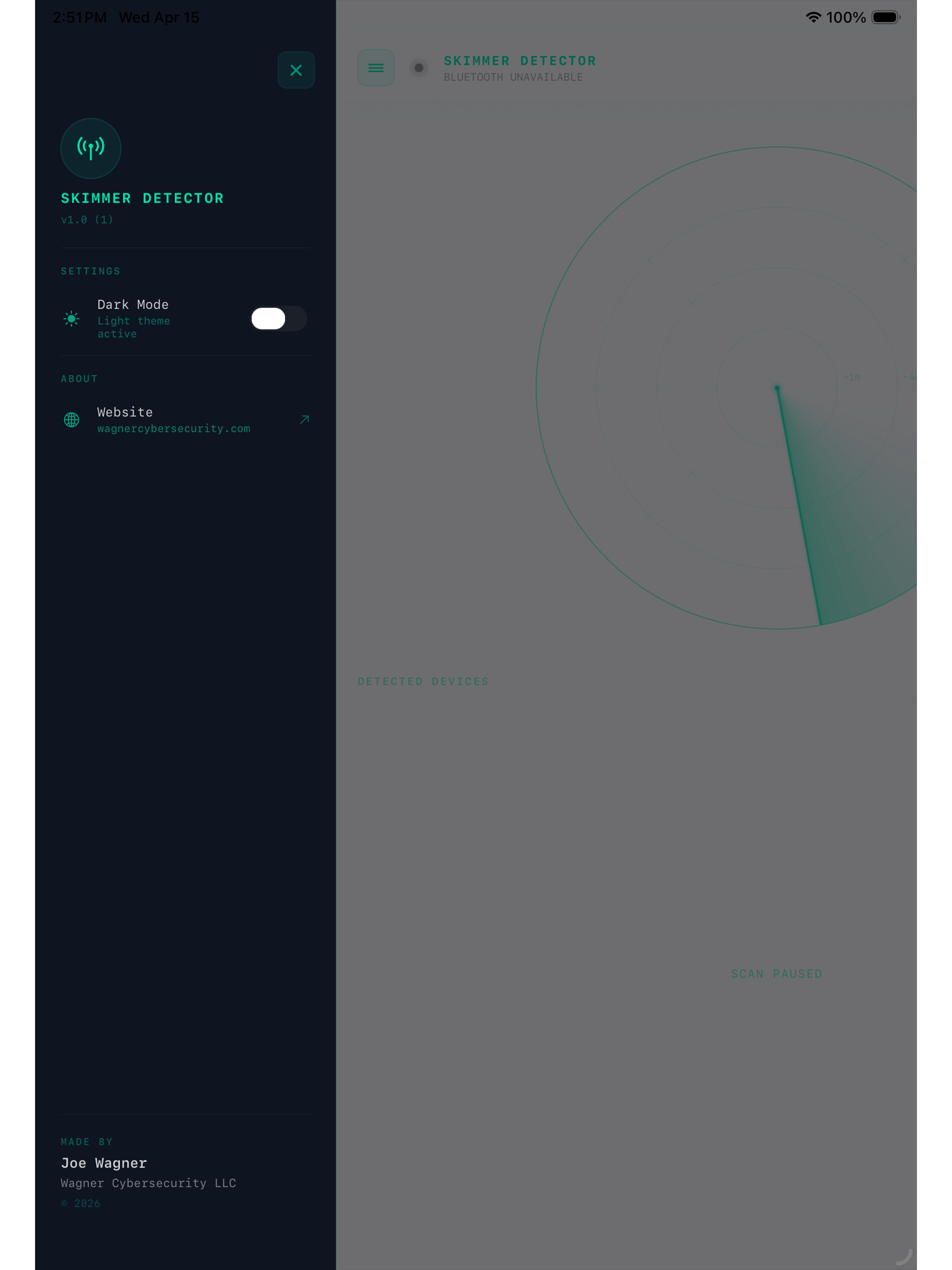 Skimmer Detector