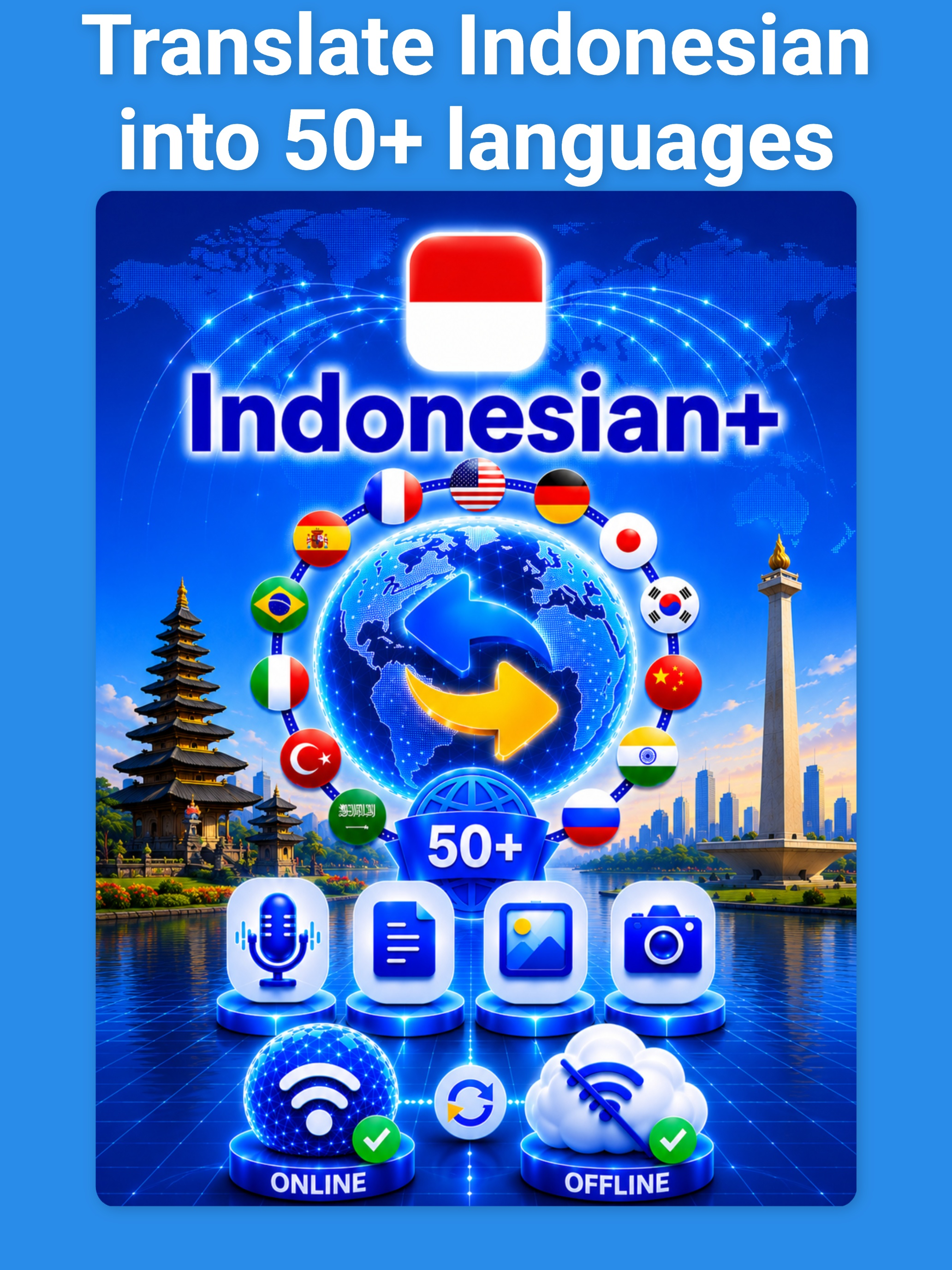 Indonesian Translator & More +