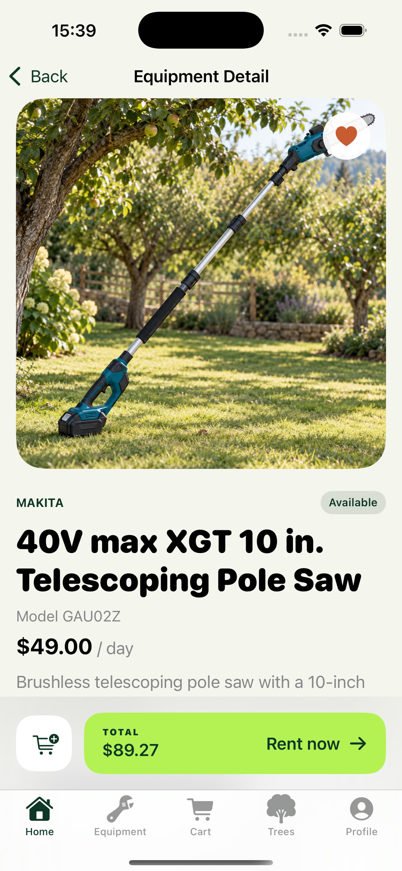 Screenshot 5 of TreeCare Rental