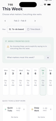 TIF — Today Is Focus screenshot
