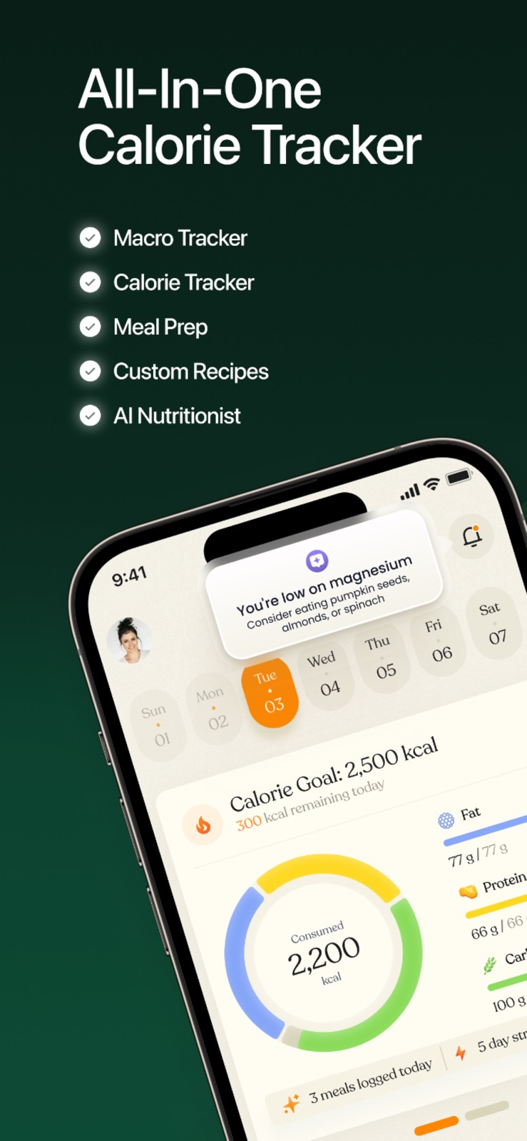 REEZ - AI Calorie Tacker iphone screenshot 1