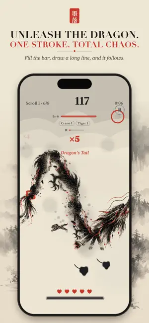 Inkfall: Samurai Ink Survival screenshot 1