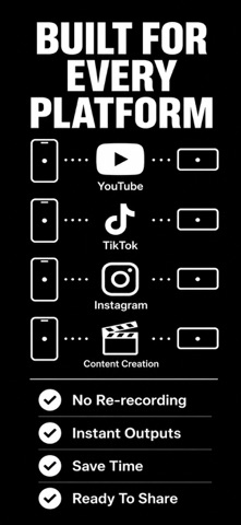 Dual Video Recorder - Duocamly iPhone screenshot