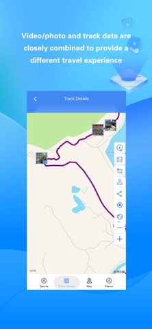 Share Tracks–GPS Route Map app screenshot