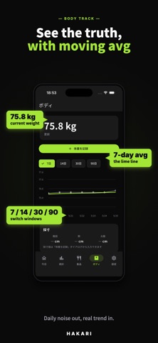 HAKARI Macro Calorie Tracker Screenshot 8 of 10