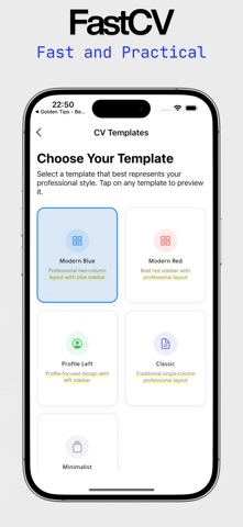 FastCV - Resume Maker screenshot