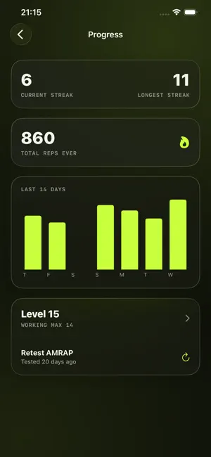MaxPull - Pull-up tracker screenshot 4