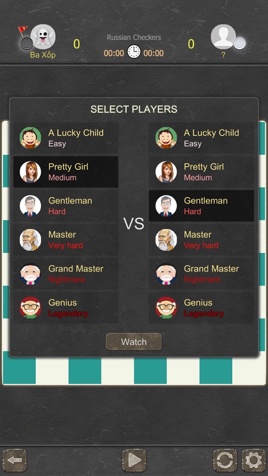 #5. Checkers - 2 Players (iOS) 由: Tuyen Mai