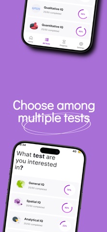 IQ, Mental, Personality Tests screenshot