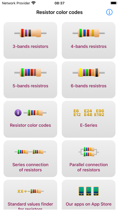 Resistor color codes calcのおすすめ画像1