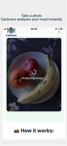 CarbLens screenshot