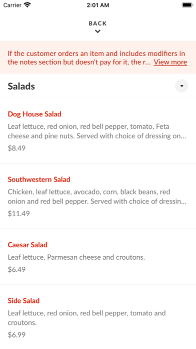 Dog House Grill - Fresno iPhone screenshot 6 - Food & Drink app