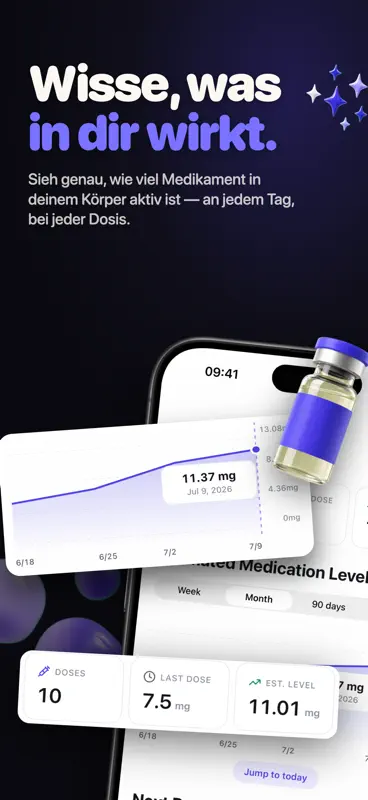 Dosiq: GLP-1 & Peptide Tracker screenshot 3 of 6
