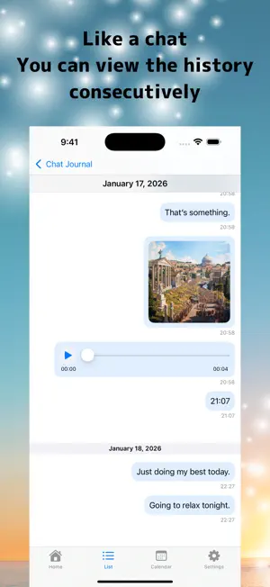 Chat Journal – Daily Notes screenshot 2
