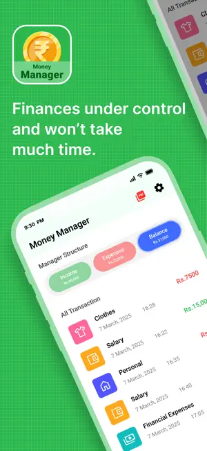 Money Manager : Daily Planner screenshot 1