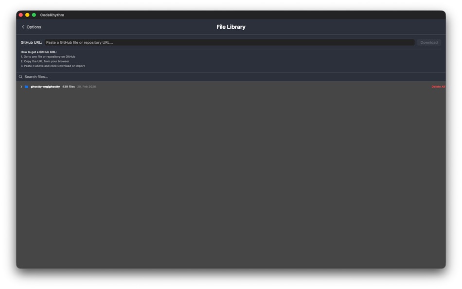 #7. Code Rhythm (macOS) di: Stefan Viol