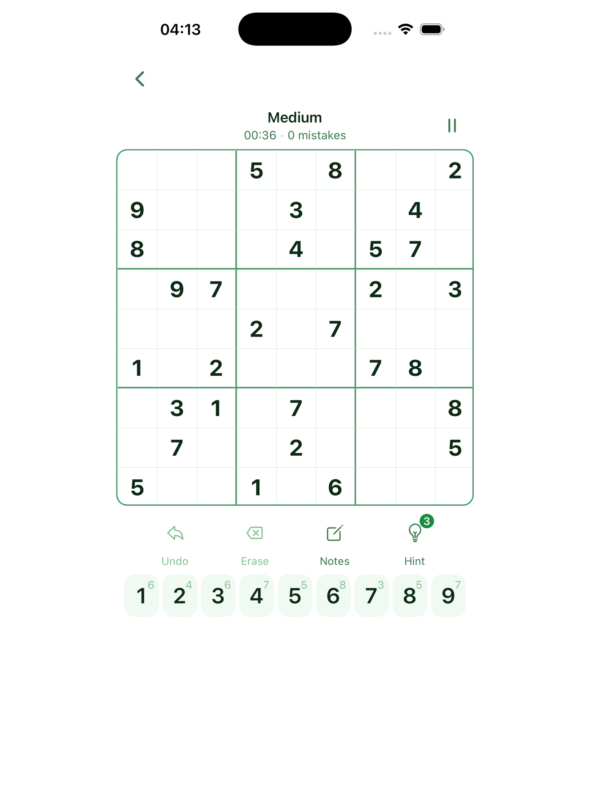 Sudoku - 静心数独 screenshot 4