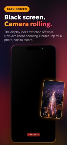 NoxCam - Black Screen Camera Screenshot 1 of 7