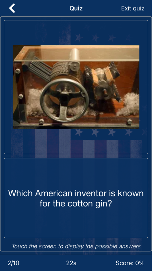 #5. AmeriQuiz: U.S. Trivia & Quiz (iOS) Bởi: Nomad Systems Sàrl