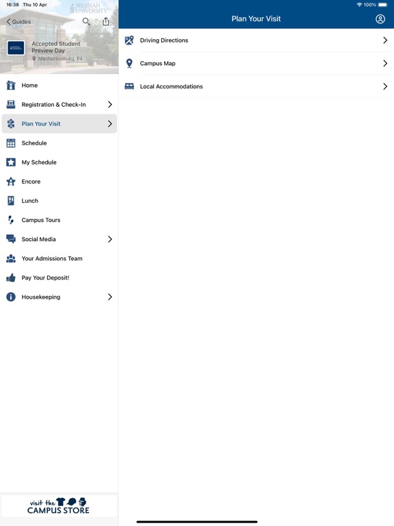 Screenshot #4 pour Messiah University Guides