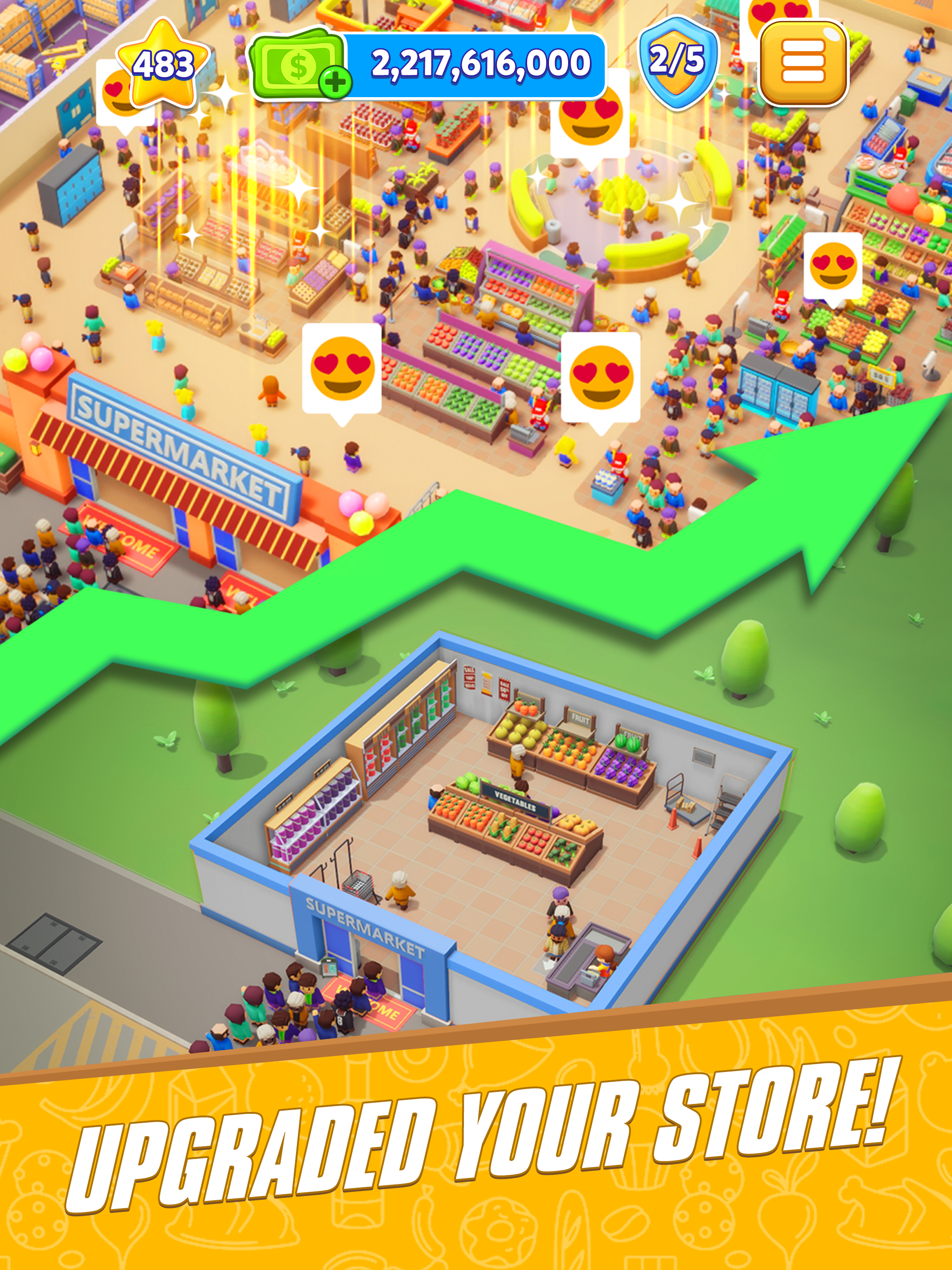 Supermarket Tycoon Empire