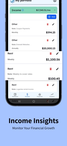 My Portfolio: Wealth Tracker screenshot