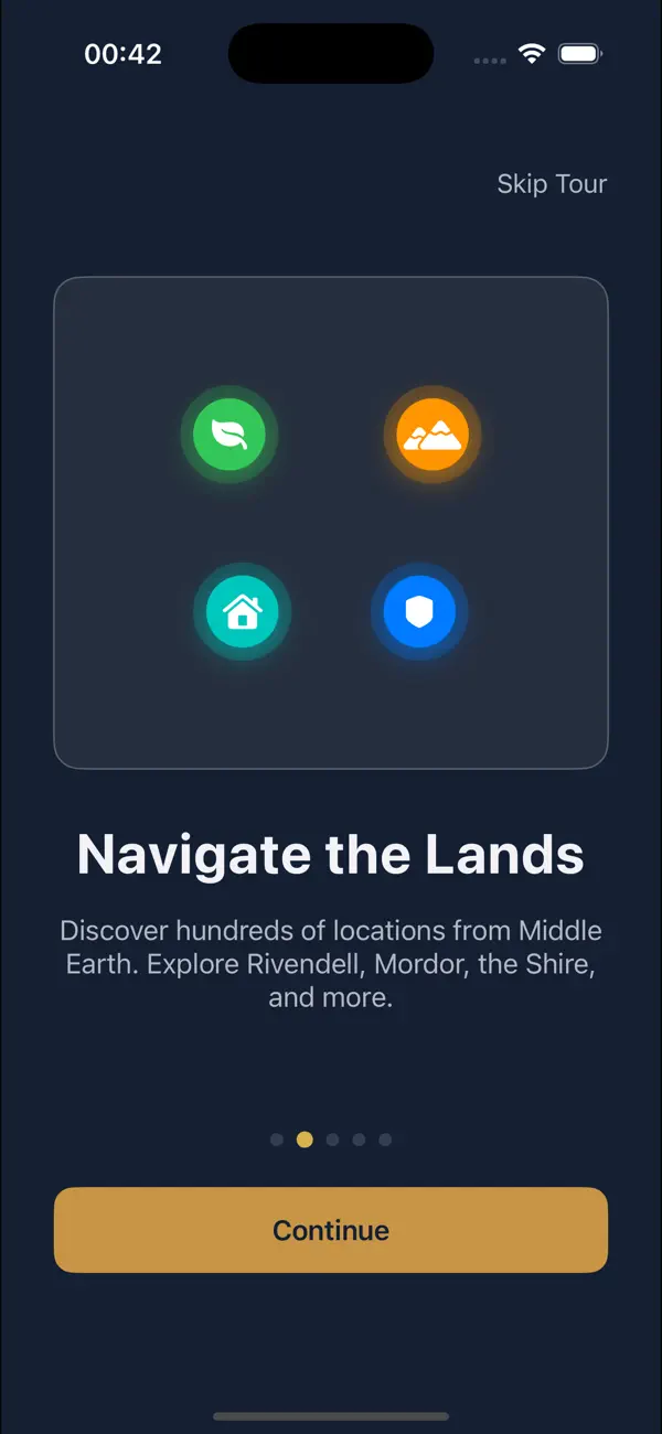 #3. Middle-earth Explorer (iOS) Ved: Alp Ozcan