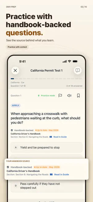 DMV Practice Test: DMV Prep screenshot 2
