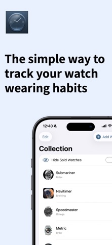WristTime - Watch Wear Tracker Screenshot 1 of 8