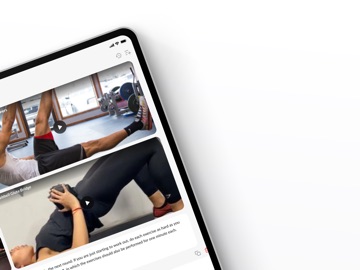 My HFit Trainer iPad screenshot