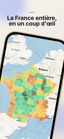 ImmoLive: Prix m² Immobilier iPhone screenshot