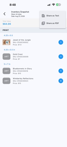 Art Exhibition Manager screenshot