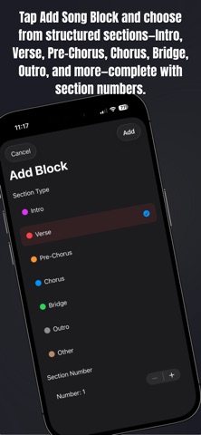 Lyric Blocks iPhone screenshot
