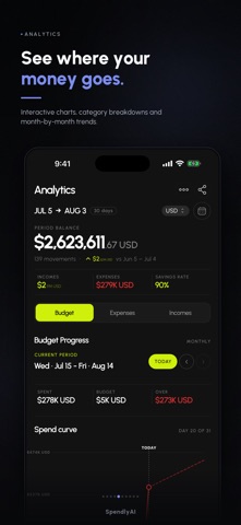 SpendlyAI Budget Money Tracker screenshot 5