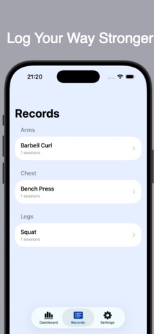 RepNote- Gym Log screenshot
