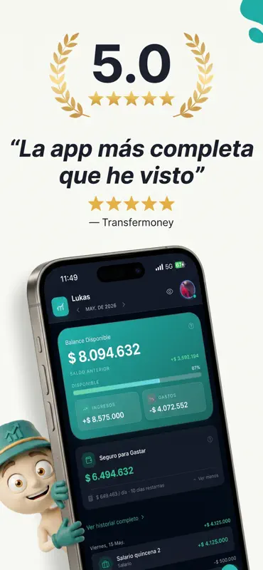 Lukas - Control de gastos screenshot 1 of 7