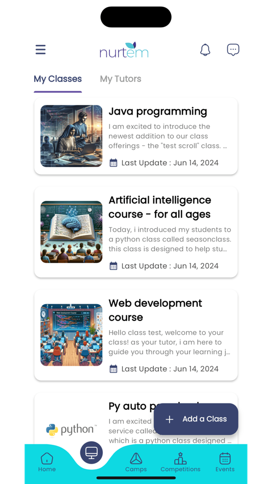 #3. Class & Camp management-Tutors (iOS) 由: NURTEM INC