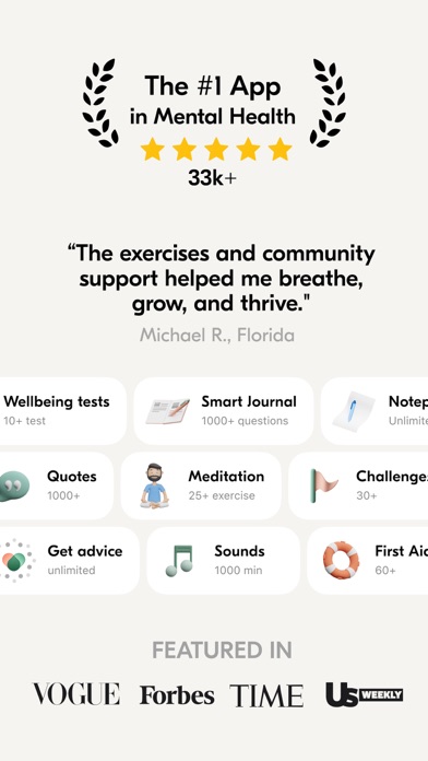 VOS: Mental Health Tracker Screenshot