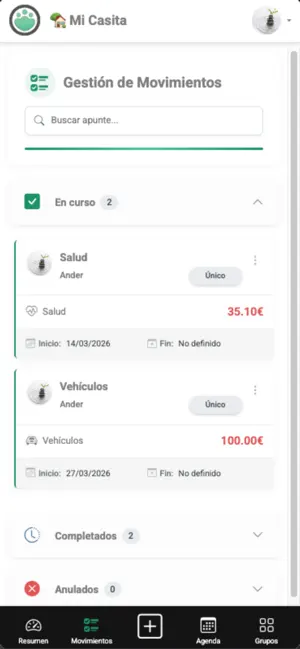 Gogoratu: Gastos Compartidos screenshot 4