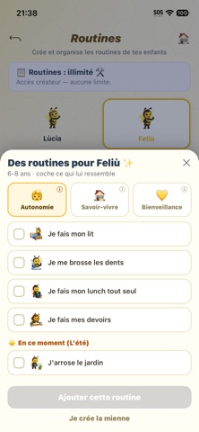 BeeProud - Routine pour enfant screenshot
