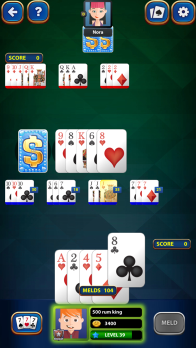 Rummy 500 Classic Card Game Screenshot