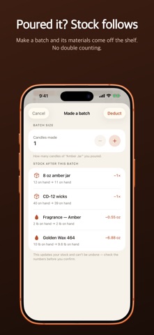 Meltpool: Candle Calculator Screenshot 9 of 9