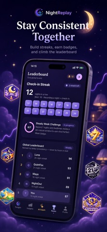 NightReplay: Sleep Recorder iPhone screenshot